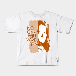 No One Will Save You horror sci-fi movie 2023 graphic design Kids T-Shirt